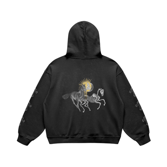 'Guided by Light' Hoodie Black