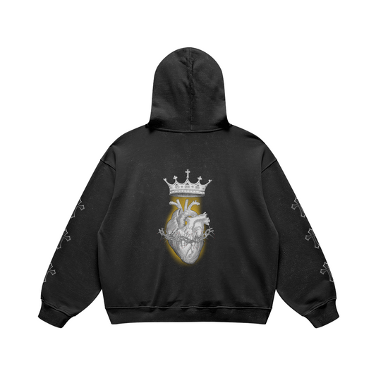 'Crowned in Suffering' Hoodie Black